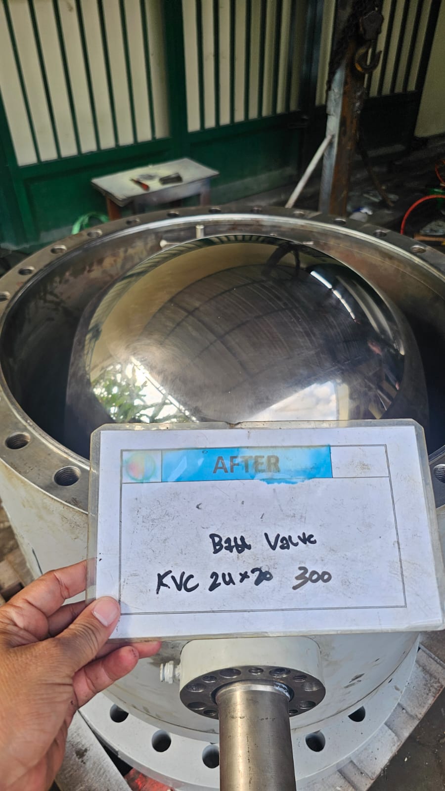 Dokumentasi Repair Manual Ball Valve 24" #300 RF PLN Nusantara Power Gresik