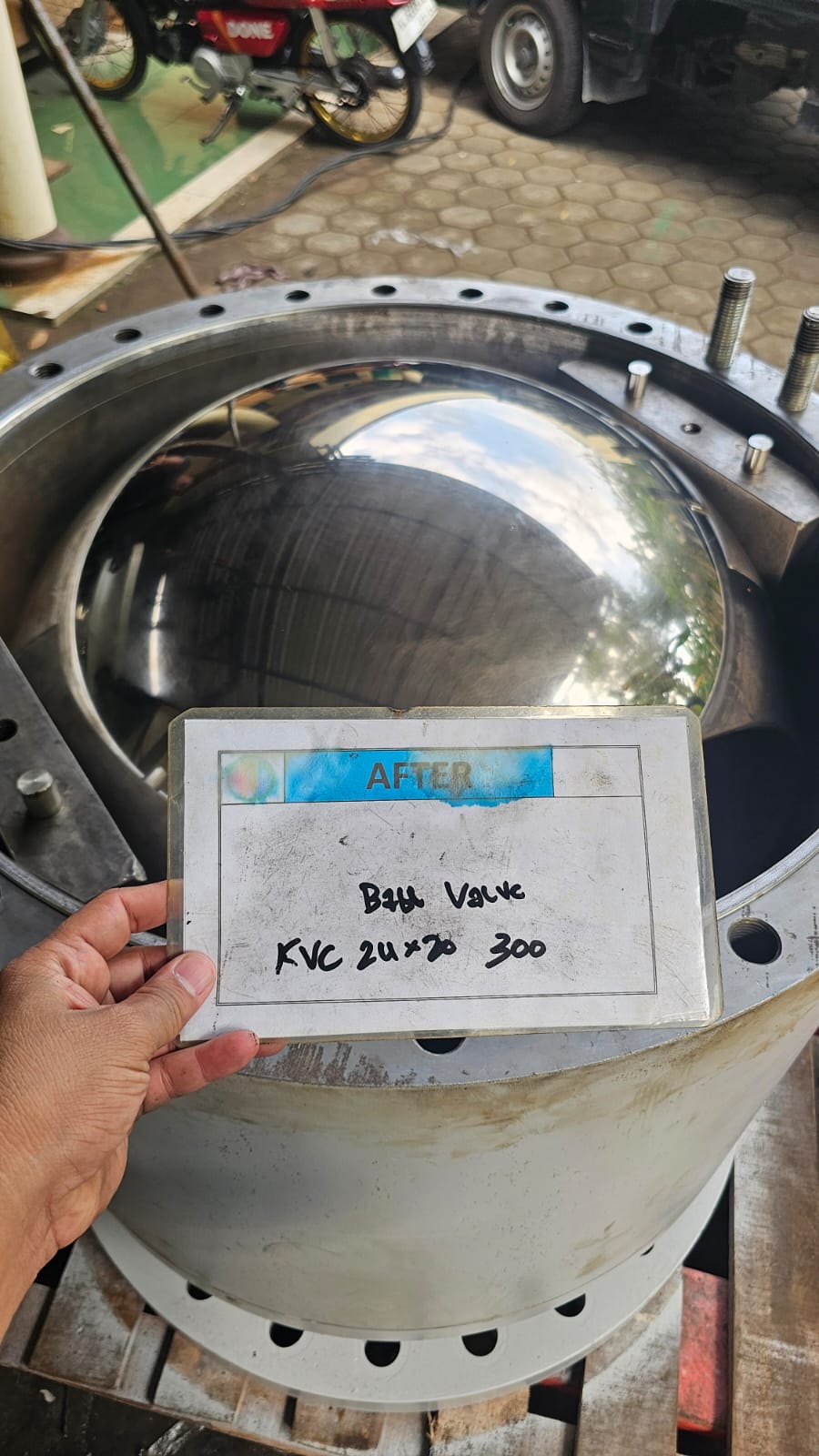 Dokumentasi Repair Manual Ball Valve 24" #300 RF PLN Nusantara Power Gresik