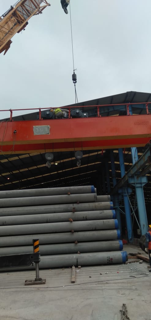 Dokumentasi Fabrikasi dan Pengadaan OHC Kapasitas 10 Ton