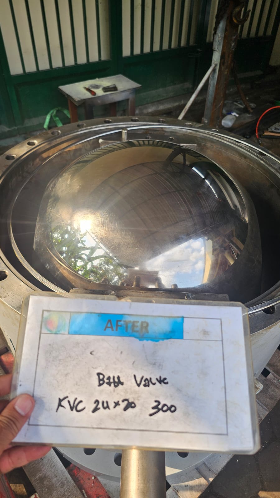 Dokumentasi Repair Manual Ball Valve 24" #300 RF PLN Nusantara Power Gresik