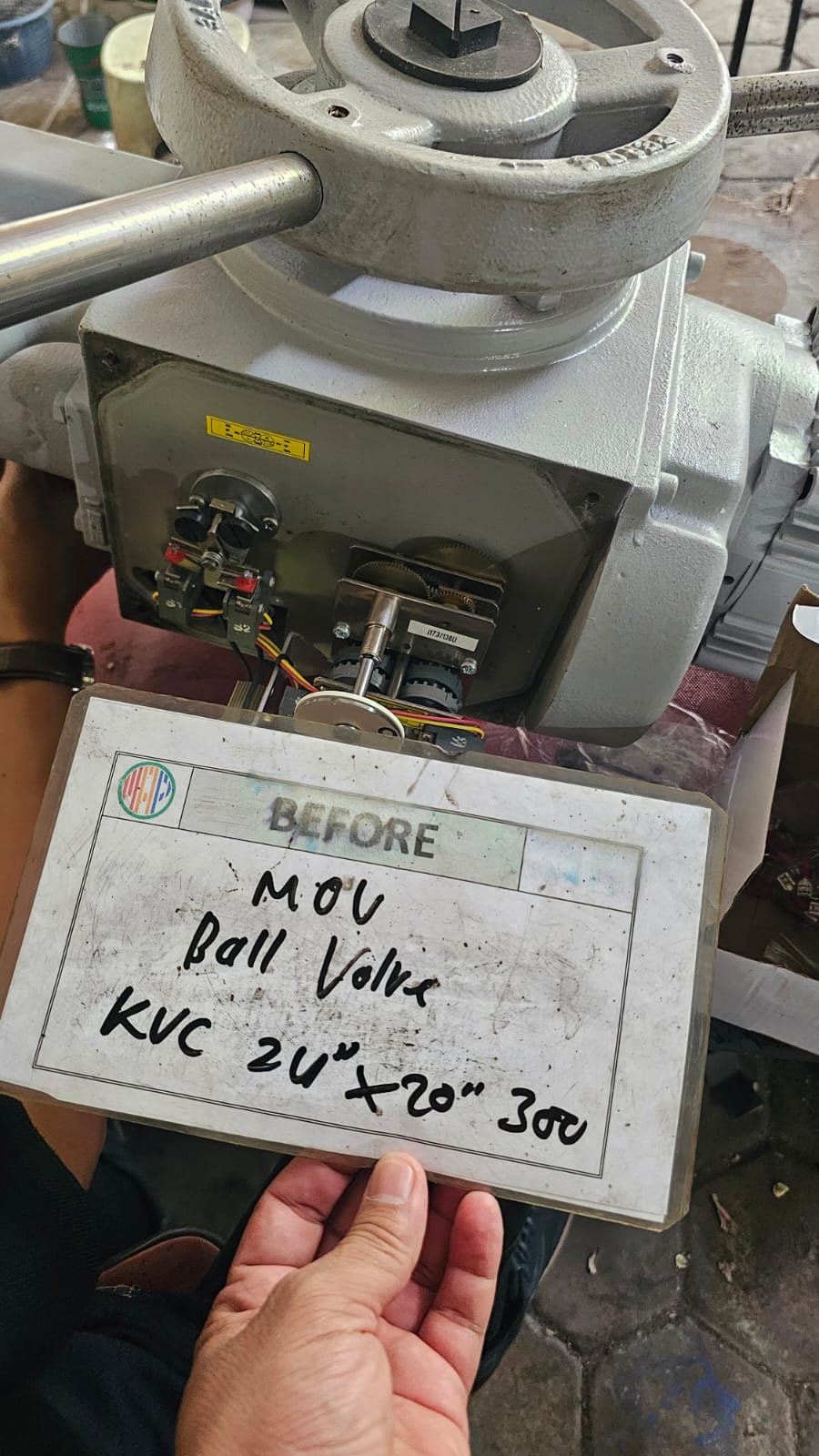 Dokumentasi Repair Manual Ball Valve 24" #300 RF PLN Nusantara Power Gresik