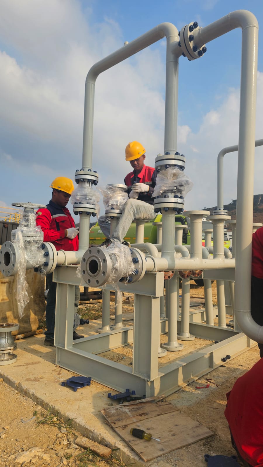 Dokumentasi Pekerjaan Spool Manifold Production Facility