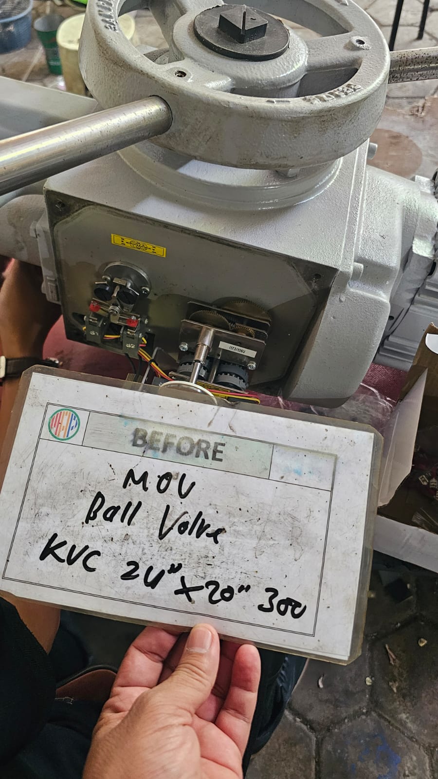 Dokumentasi Repair Manual Ball Valve 24" #300 RF PLN Nusantara Power Gresik