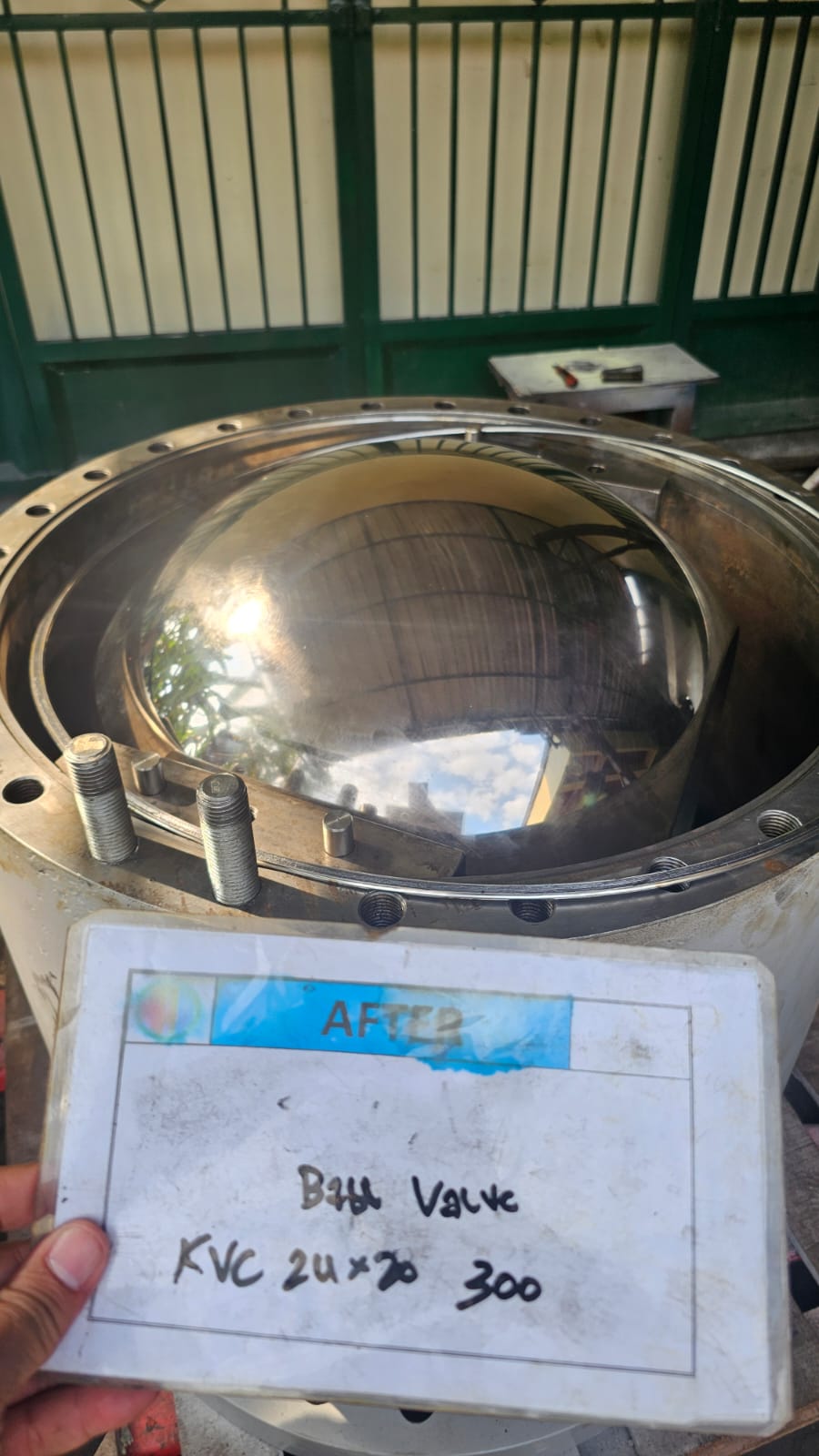 Dokumentasi Repair Manual Ball Valve 24" #300 RF PLN Nusantara Power Gresik
