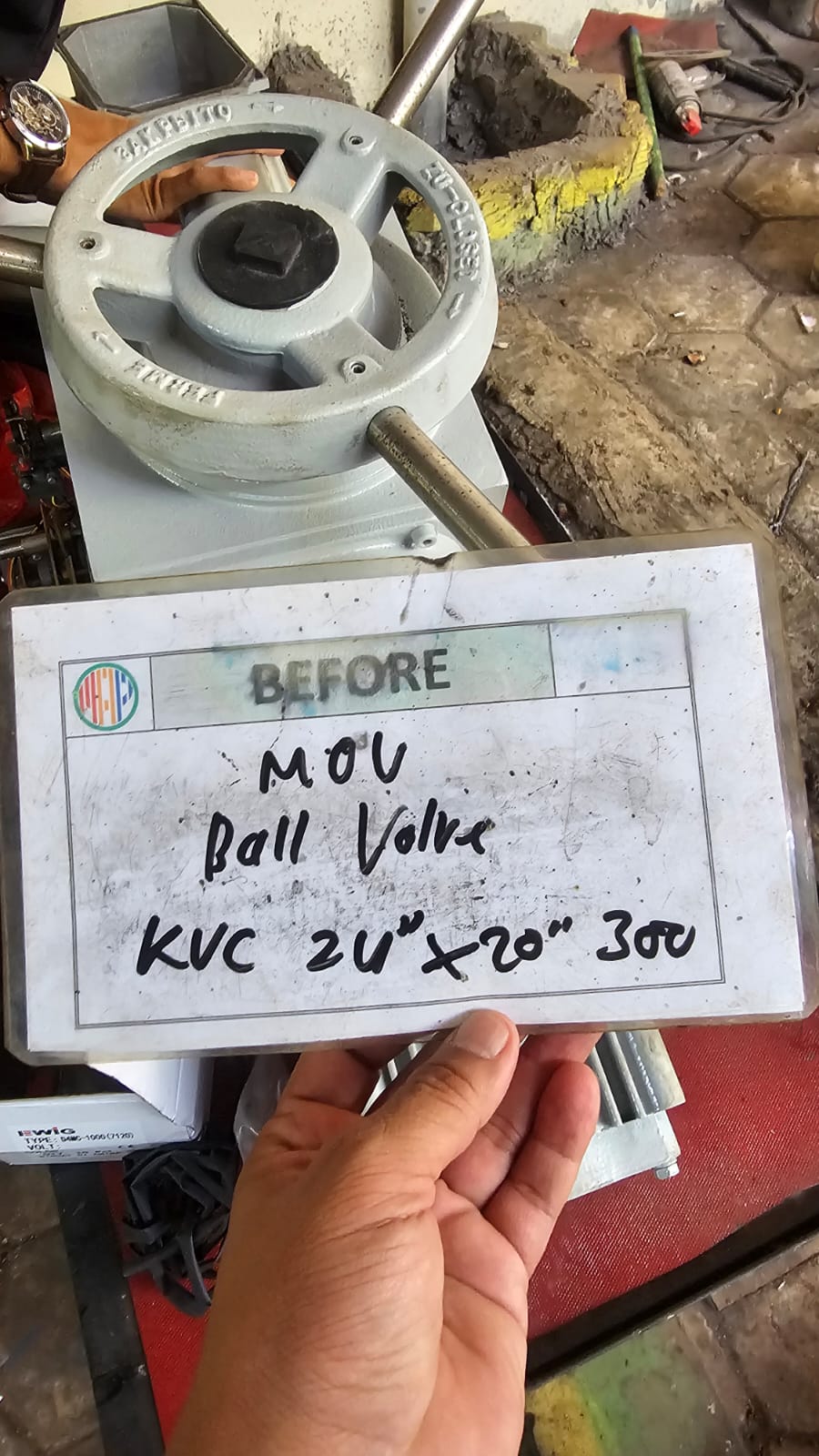 Dokumentasi Repair Manual Ball Valve 24" #300 RF PLN Nusantara Power Gresik