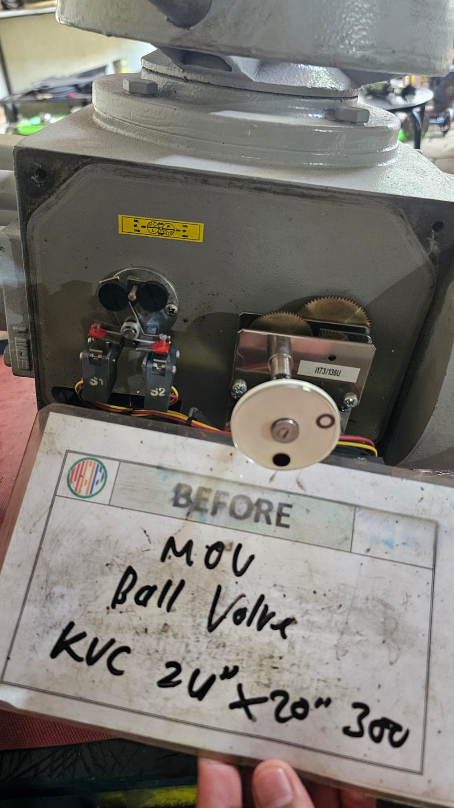 Dokumentasi Repair Manual Ball Valve 24" #300 RF PLN Nusantara Power Gresik