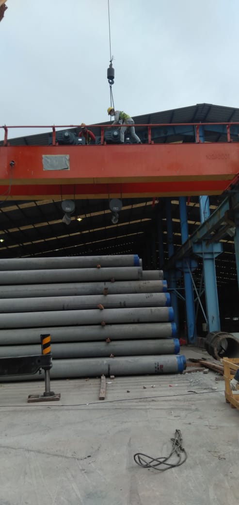 Dokumentasi Fabrikasi dan Pengadaan OHC Kapasitas 10 Ton