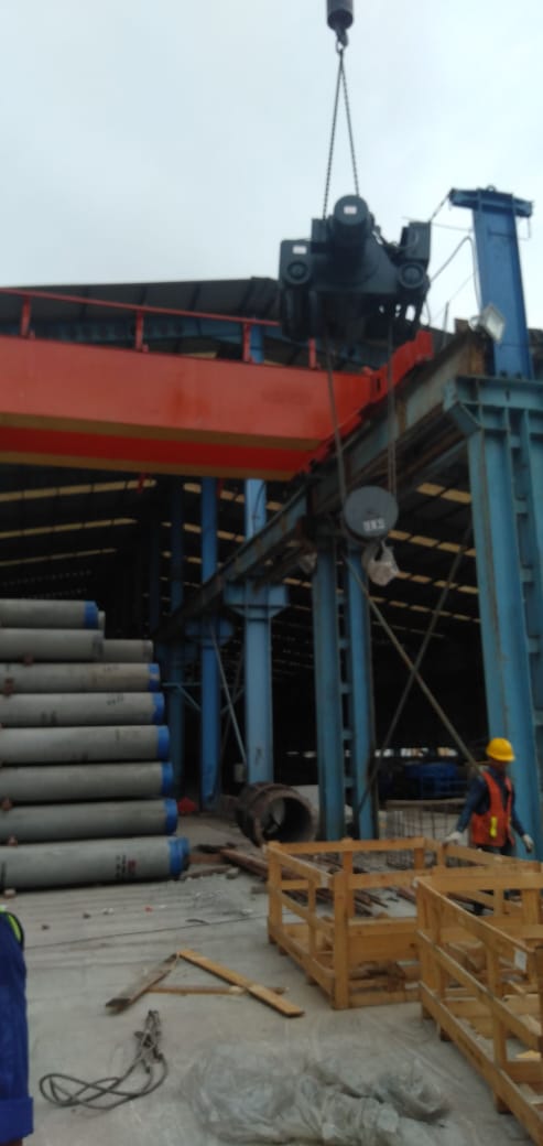 Dokumentasi Fabrikasi dan Pengadaan OHC Kapasitas 10 Ton