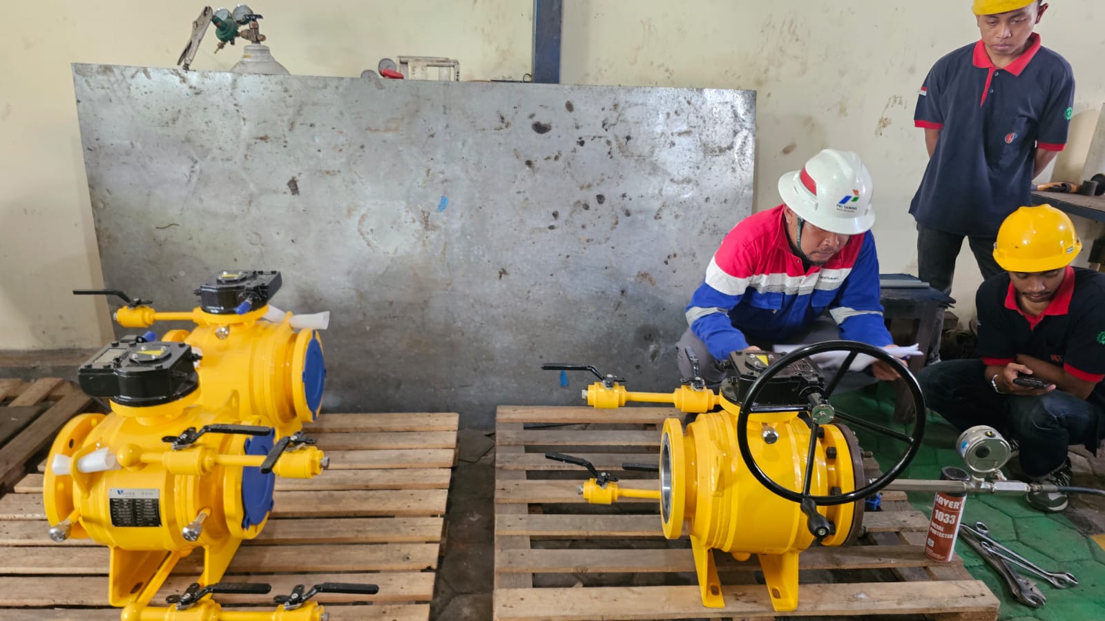 Proyek Supply Manual Ball Valve DIB-1 Welded Body KITB Batang